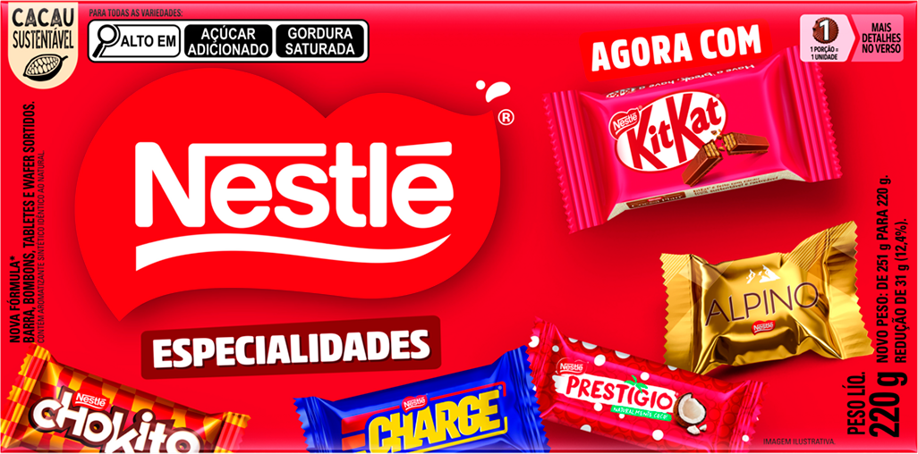 Bombom Nestle Especialidades Caixa 220g