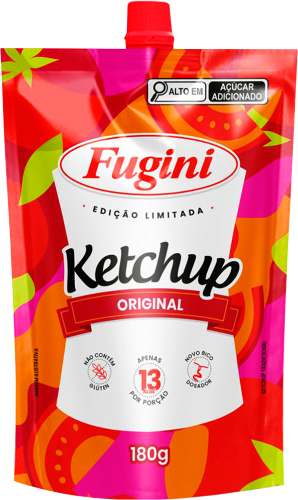Ketchup Fugini Sachet Bico 180g