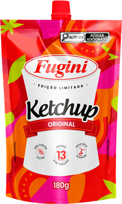 Ketchup Fugini Sachet Bico 180g