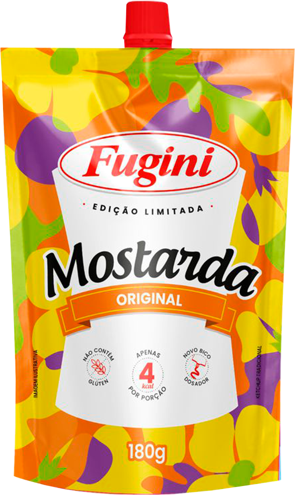 Mostarda Fugini Sachet Bico 180g