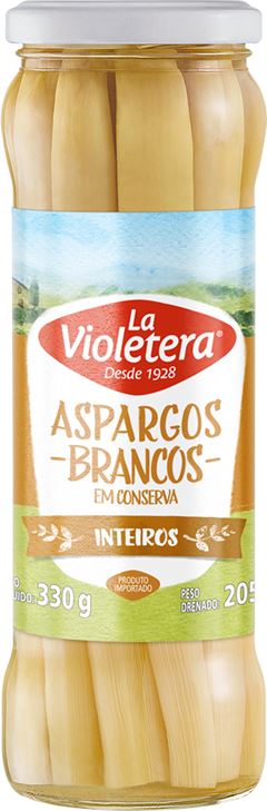 Aspargo La Violetera Inteiro Vidro 205g