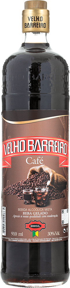 Aguardente Velho Barreiro Cafe 910ml