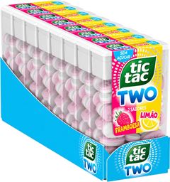 Pastilha Tic Tac Two Framboesa E Limao 38,5g