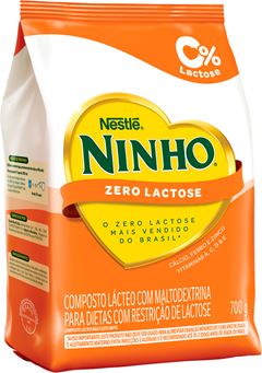 Leite Em Po Ninho Composto Zero Lactose Sachet 700g