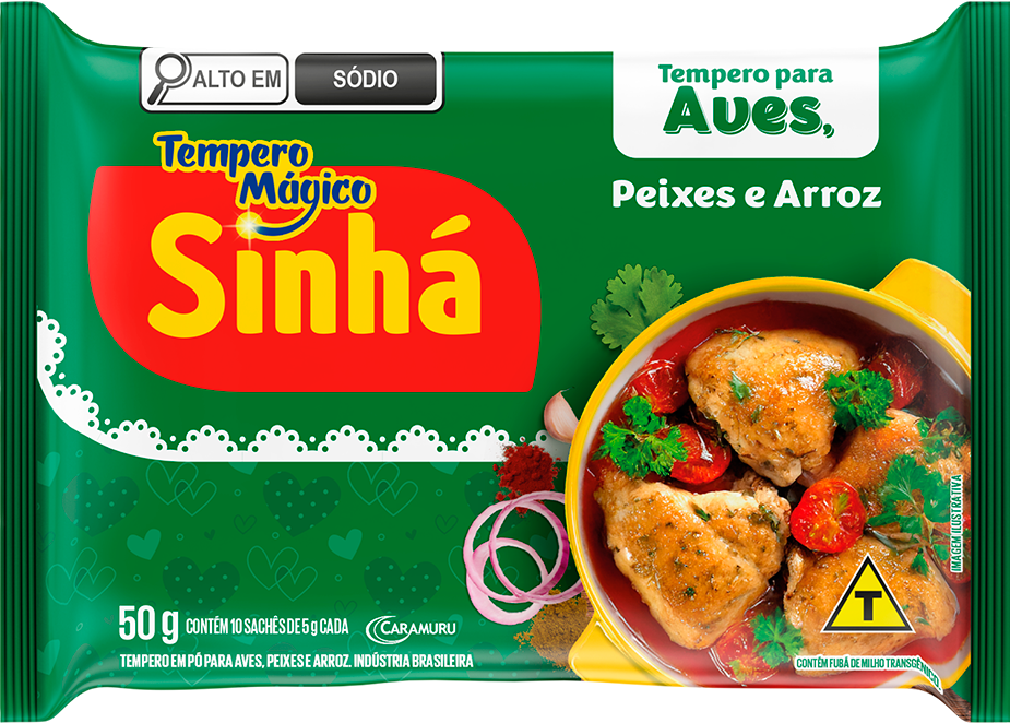 Tempero Sinha Verde 50g