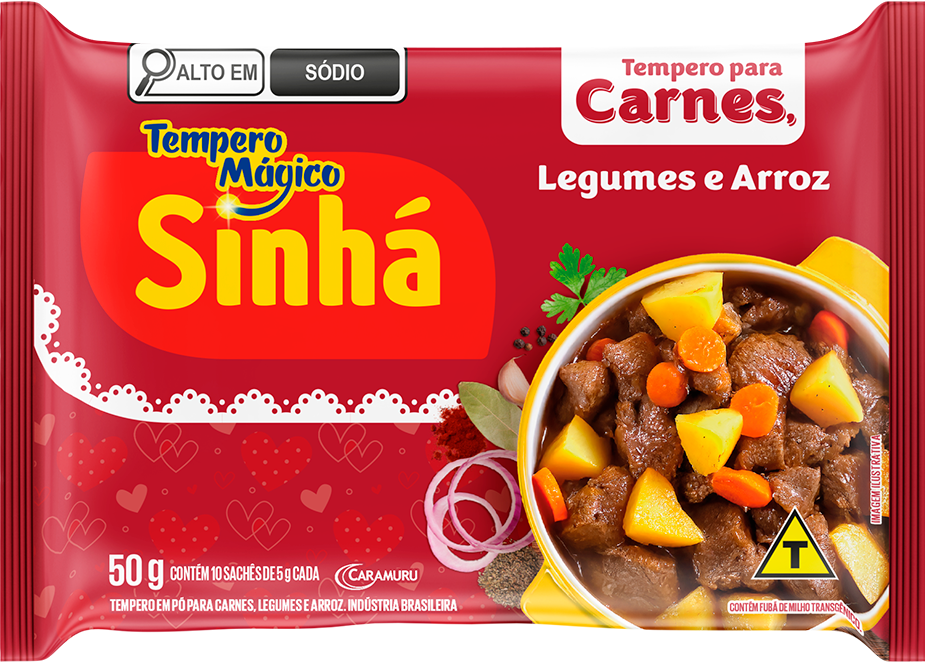 Tempero Sinha Vermelho 50g