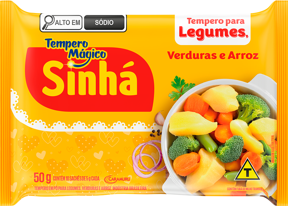 Tempero Sinha Amarelo 50g
