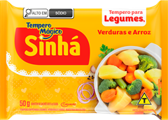 Tempero Sinha Amarelo 50g