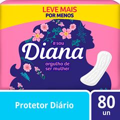 Protetor Diario Diana Suave 80un