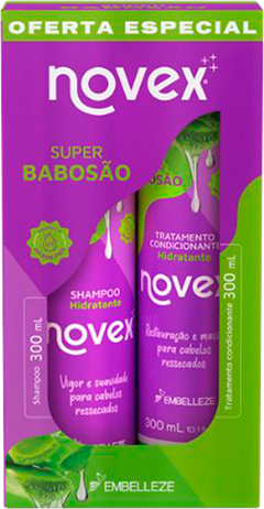 Kit Novex Super Babosao Shampoo + Condicionador 300ml