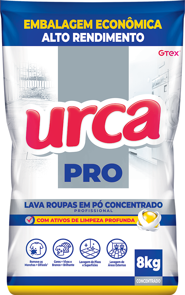 Sabao Em Po Urca Sachet Pro 8kg