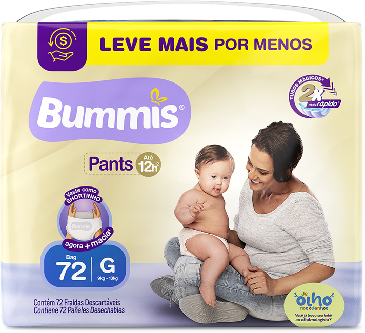 Fralda Bummis Pants Giga G 72un
