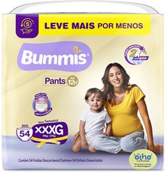 Fralda Bummis Pants Giga Xxxg 54un