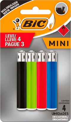 Isqueiro Bic Mini Lv4 Pg3
