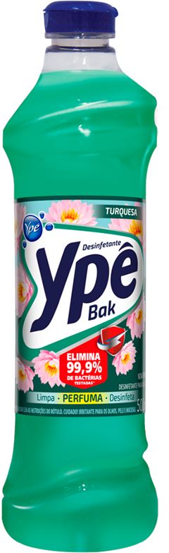 Desinfetante Ype Bak Turquesa 500ml