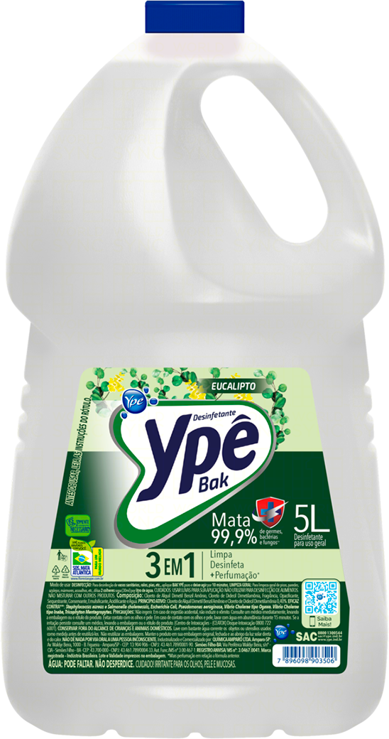 Desinfetante Ype Bak Eucalipto 5l
