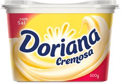 Margarina Doriana Cremosa Com Sal 77% Lipidios 500g