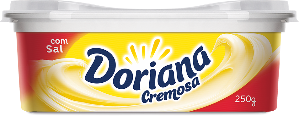Margarina Doriana Cremosa Com Sal 77% Lipidios 250g