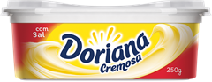 Margarina Doriana Cremosa Com Sal 77% Lipidios 250g