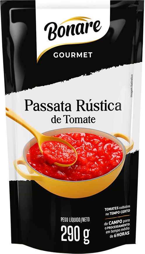 Molho Bonare Passata Rustica Sachet 290g