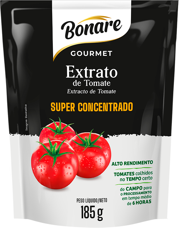 Extrato De Tomate Bonare Gourmet Sachet 185g