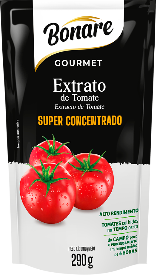 Extrato De Tomate Bonare Gourmet Sachet 290g