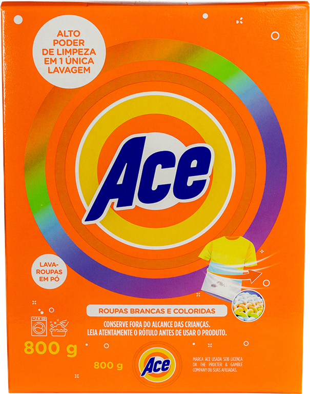 Sabao Em Po Ace Caixa 800gr