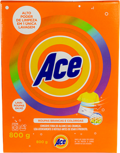 Sabao Em Po Ace Caixa 800gr