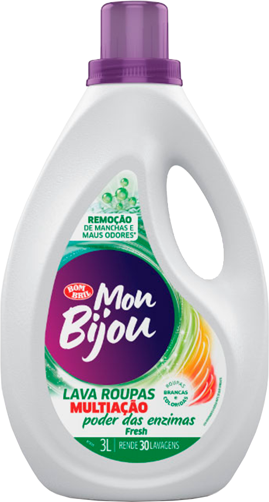 Sabao Liquido Mon Bijou Fresh Verde 3l