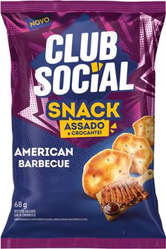 Salgadinho Club Social Barbecue 68g