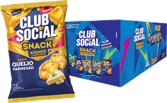 Salgadinho Club Social Parmesao 68g
