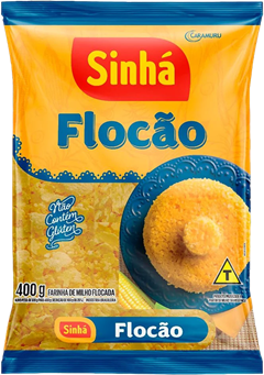 Flocao Sinha Flocos Pre Cozido 400g