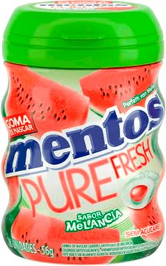 Chicle Mentos Pure Fresh Pote Melancia 56g