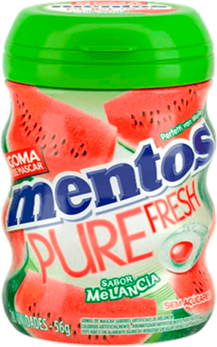 Chicle Mentos Pure Fresh Pote Melancia 56g