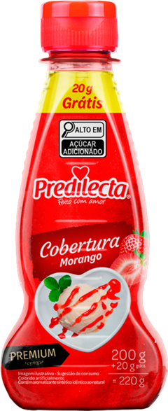 Cobertura Para Sorvete Predilecta Morango 200g