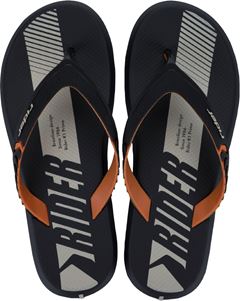 Sandalia Rider R1 Prime Masc Adulto Preto/Laranja/Bege