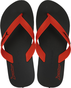 Sandalia Rider Feel Ligth Masc Adulto Preto/Vermelho