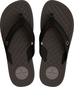 Sandalia Cartago Arizona Masc Adulto Marrom/Preto