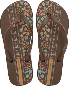 Sandalia Ipanema Oasis Fem Adulto Marrom/Glitter/Rosa