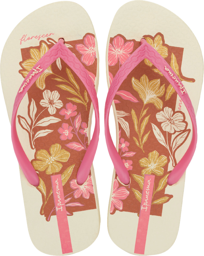 Sandalia Ipanema Oasis Fem Adulto Bege/Rosa/Cobre