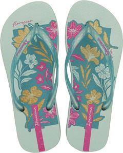Sandalia Ipanema Oasis Fem Adulto Verde/Perolado/Rosa