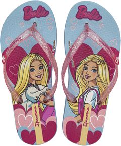 Sandalia Ipanema Barbie Encanto Fem Infantil Azul/Rosa/Glit