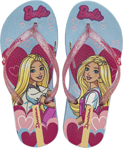 Sandalia Ipanema Barbie Encanto Fem Infantil Azul/Rosa/Glit