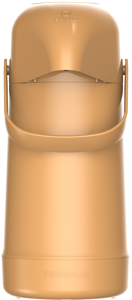Garrafa Termica Termolar Pressao Magic Amarelo 500ml