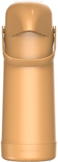 Garrafa Termica Termolar Pressao Magic Amarelo Queimado 1l