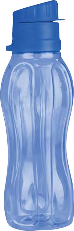 Squeeze Plasduran Translucida Azul 700ml