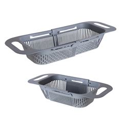 Escorredor Retratil Plastico Plasduran Multiuso Cinza