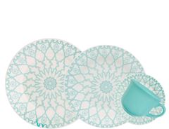 Aparelho De Jantar Oxford Ceramica Mandala 16pcs
