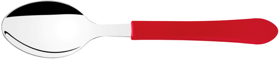Colher Mesa Inox Tramontina Leme Vermelho