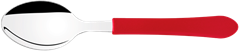 Colher Mesa Inox Tramontina Leme Vermelho